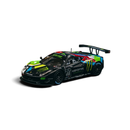 Tarmac Works Hobby64 Ferrari 458 Italia GT3 Blancpain Endurance 2012 V. Rossi 1:64 T64-073-12BGT46M