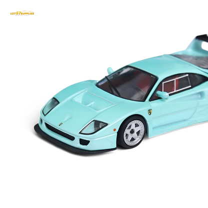 Stance Hunters Ferrari F40 LM Light Aqua Green 1:64