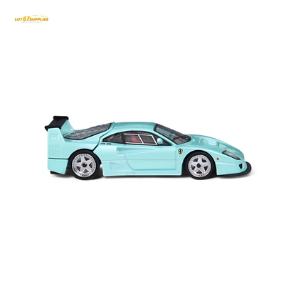 Stance Hunters Ferrari F40 LM Light Aqua Green 1:64