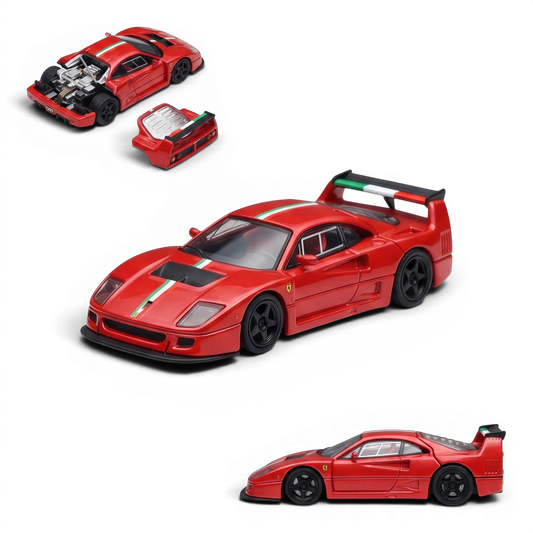 Stance Hunters Ferrari F40 LM Italian Stripe Red 1:64