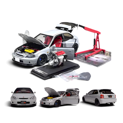 MOTORHELIX Honda Civic Type-R EK9 Nardo Grey 1:18