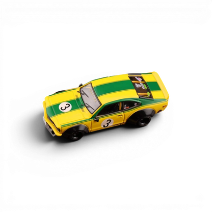 INNO64 Mazda RX-3 Savanna LBWK Yellow Green #3 1:64