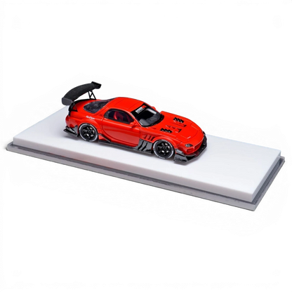 YM Model x MiniCraftsman Mazda RX-7 Modified Red 1:64