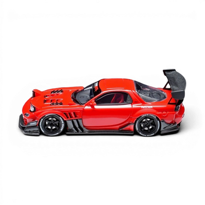 YM Model x MiniCraftsman Mazda RX-7 Modified Red 1:64