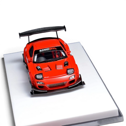 YM Model x MiniCraftsman Mazda RX-7 Modified Red 1:64