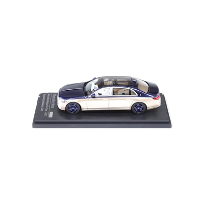 AR BOX 2021 Mercedes-Benz Maybach W223 Blue-Gold 1:64