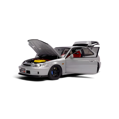 MOTORHELIX Honda Civic Type-R EK9 Nardo Grey 1:18