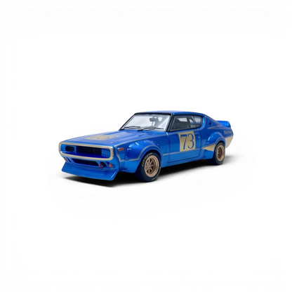 INNO64 Nissan Skyline 2000 GT-R KPGC10 Racing Concept Blue 1:64
