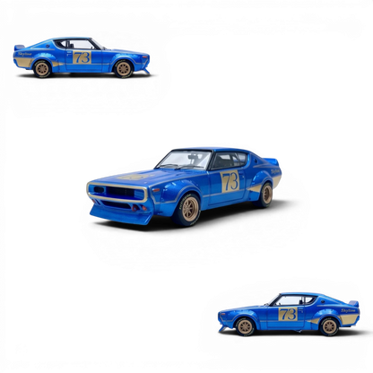 INNO64 Nissan Skyline 2000 GT-R KPGC10 Racing Concept Blue 1:64