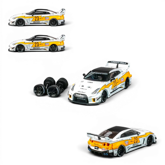 CM Model Nissan Skyline GT-R R35RR LBWK Silhouette 1:64