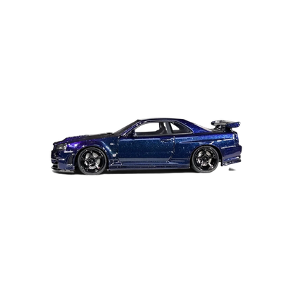 Cars' Lounge Nissan Skyline GT-R R34 Z-TUNE Midnight Purple 1:64