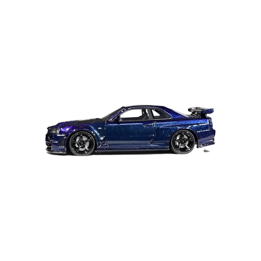 Cars' Lounge Nissan Skyline GT-R R34 Z-TUNE Midnight Purple 1:64