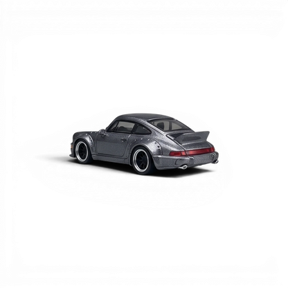 CM Model Porsche 964 Widebody Metallic Gray 1:64