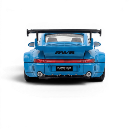Mini Station Porsche 911 964 RWB HIDEYOSHI blue 1:64