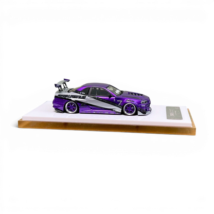 404ERROR x LOT 57 RYOHE's Skyline R34 "GIFTED" Resin 1:64