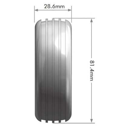 Louise R/C E-Orbit 1/10 2WD Front Buggy Tire, Soft, Mounted on White LT3182SWLF