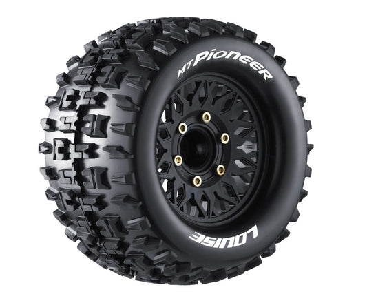 Louise R/C MT-Pioneer Soft, 1/10 Monster Truck Tires, 0 & 1/2 " Offset, LT3202SX