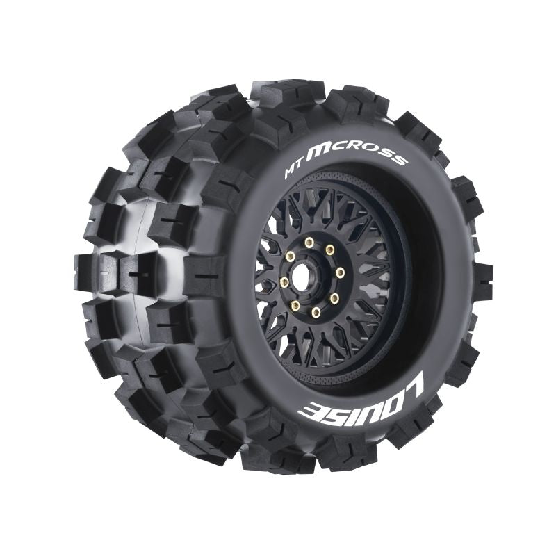 Louise RC MT-Mcross Sport 1/8 3.8 Monster Truck MFT Belted Tires 17mm Hex Hub 0" & 1/2" Offset LT3276X