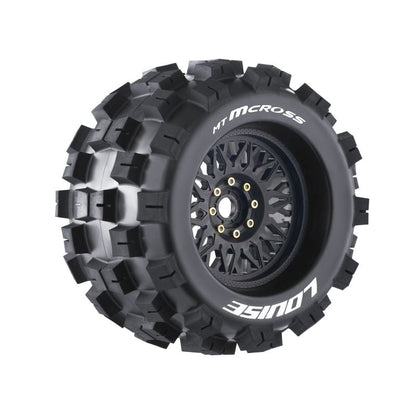 Louise RC MT-Mcross Sport 1/8 3.8 Monster Truck MFT Belted Tires 17mm Hex Hub 0" & 1/2" Offset LT3276X