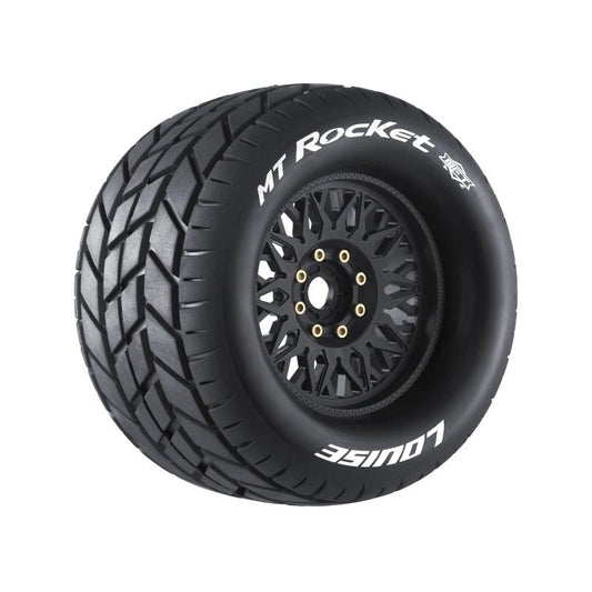 Louise RC MT-Rocket Sport 1/8 3.8 Monster Truck MFT Belted Tires 17mm Hex Hub 0 & 1/2 Offset LT3320X