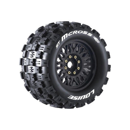 Louise RC ST-MCross Sport 1/8 3.8 Stadium Truck MFT Belted Tires 17mm Hex Hub 0" & 1/2" Offset LT3327X