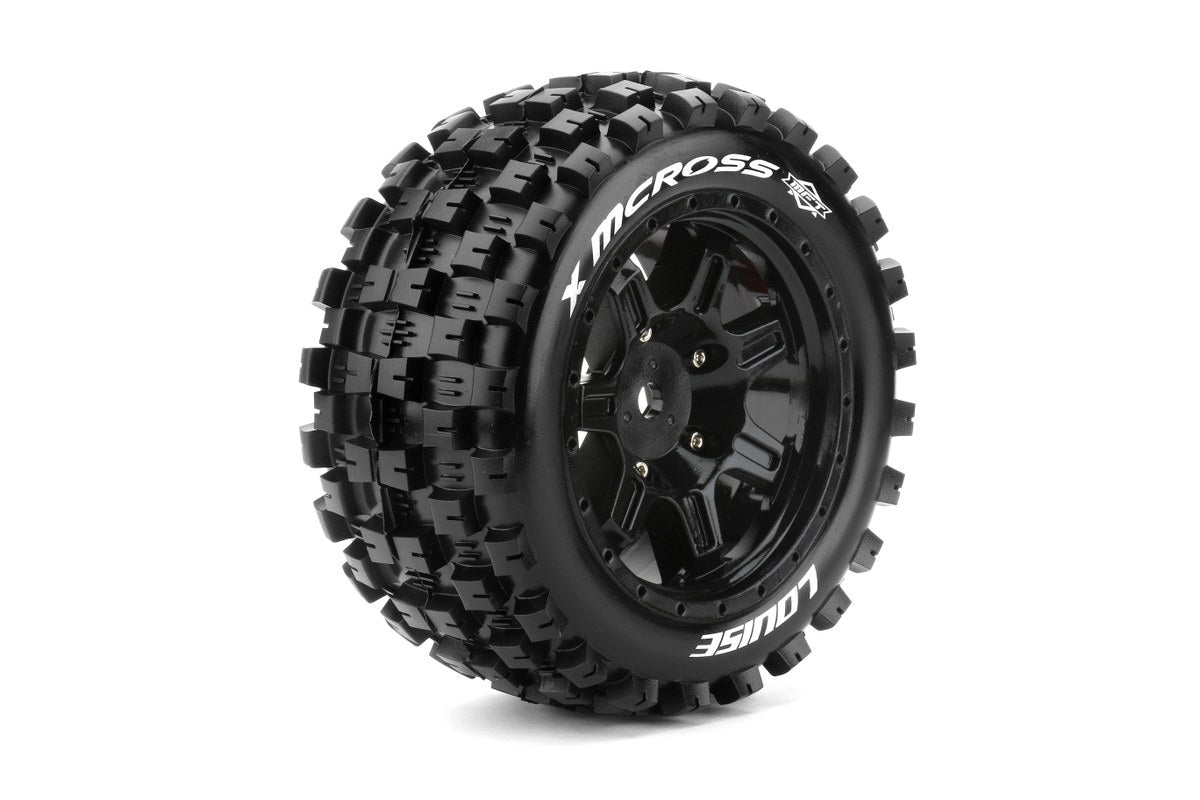 Louise R/C MFT X-Mcross Sport Monster Truck Belted Tires 24mm Hex Mounted (2) Arrma Kraton 8S LT3352BM
