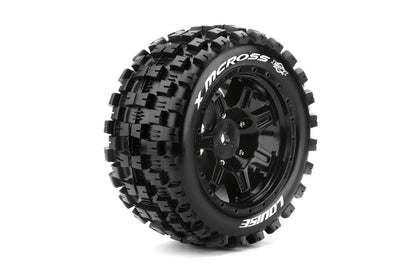 Louise R/C MFT X-Mcross Sport Monster Truck Belted Tires 24mm Hex Mounted (2) Arrma Kraton 8S LT3352BM