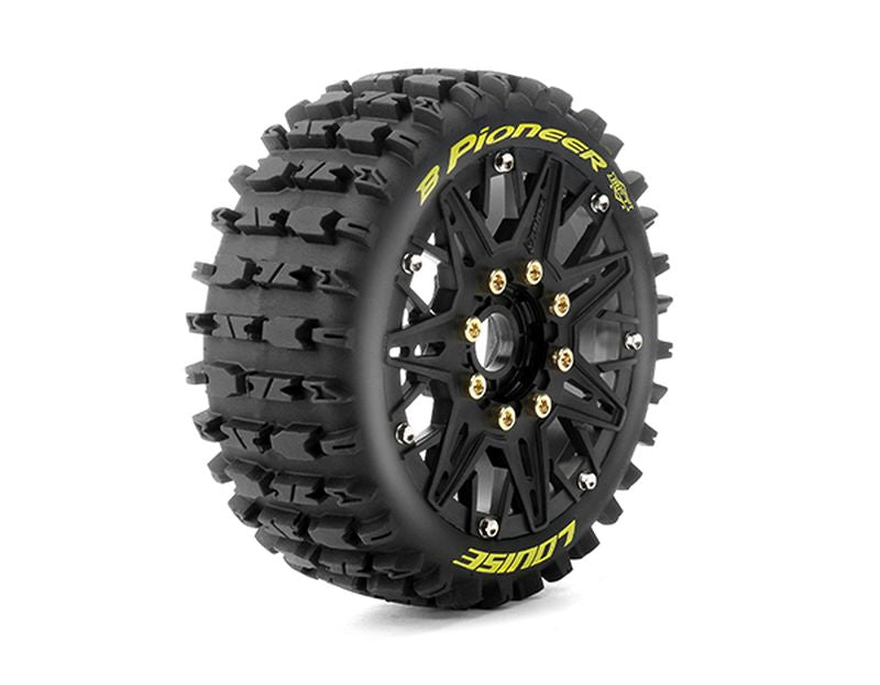 Louise R/C MFT B-Pioneer Soft 1/8 Buggy, 17mm Hex, 0" & 1/2" Offset, (2) LT3363SB