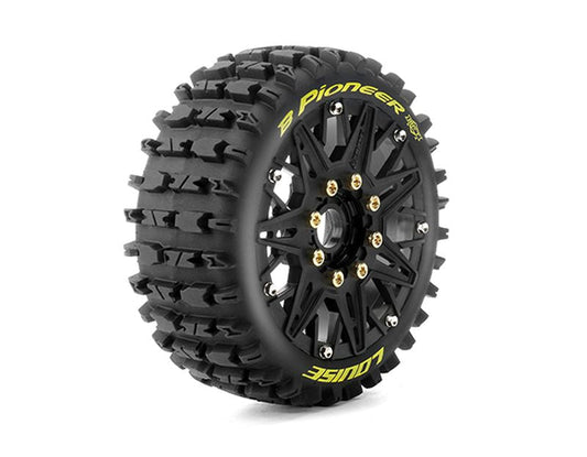 Louise R/C MFT B-Pioneer Soft 1/8 Buggy, 17mm Hex, 0" & 1/2" Offset, (2) LT3363SB