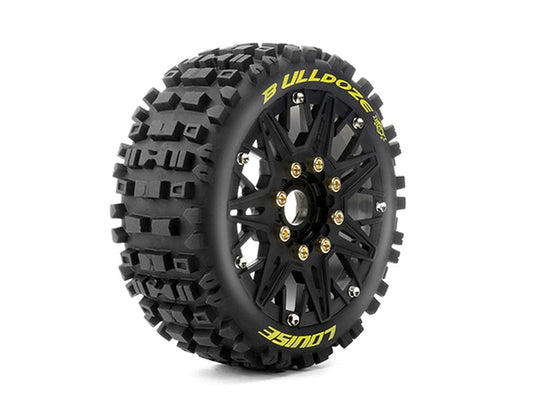 Louise R/C MFT B-Ulldoze Soft 1/8 Buggy, 17mm Hex, 0" & 1/2" Offset, (2) LT3365SB