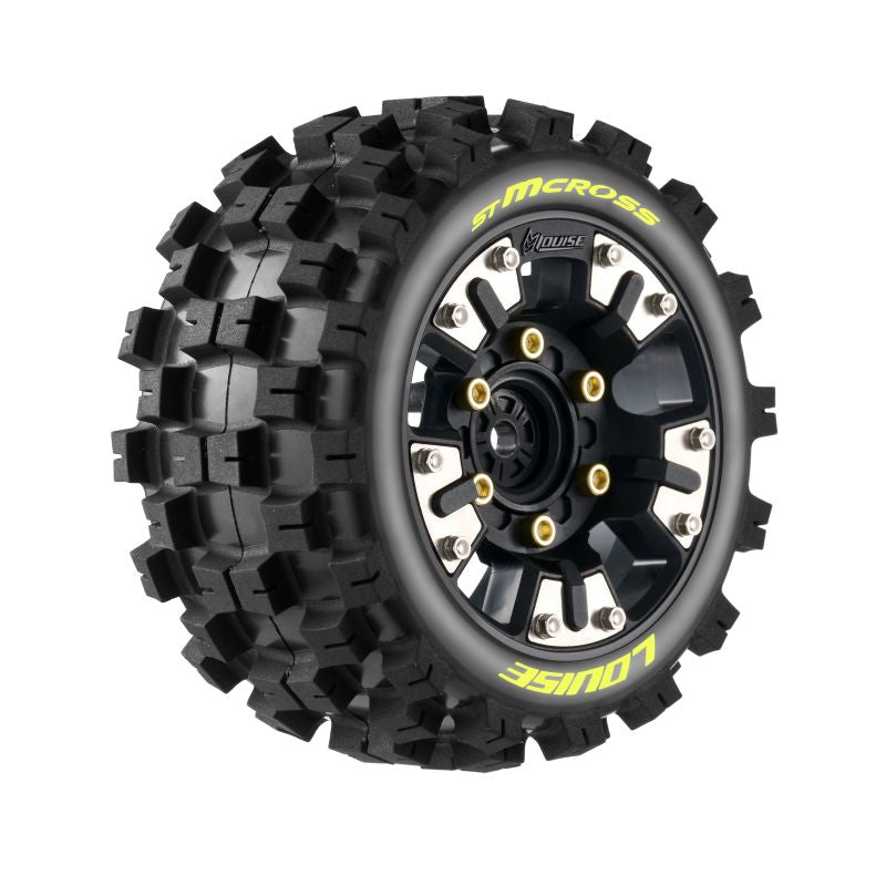 Louise R/C ST-MCross Soft Mounted Tires, 0" & 1/2" Offset, Removable LT3390SM