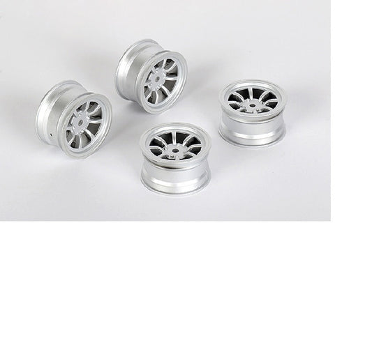 Louise R/C 8 Spoke Wheel +1mm (Silver), for LMX NBA260