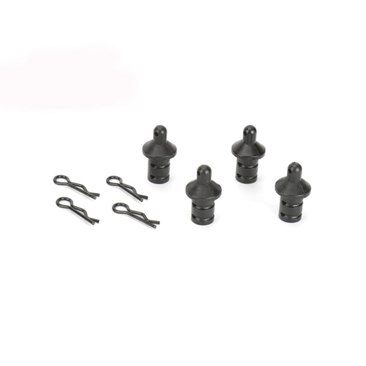 Louise R/C Extended Body Post (6mm), for T410 Drift, Option for T410 NBA356