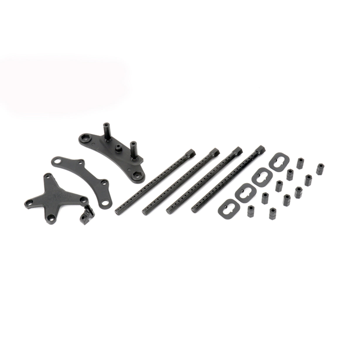 Louise R/C Front Bumper Holder Set, for T410 Drift & Rally NHA410