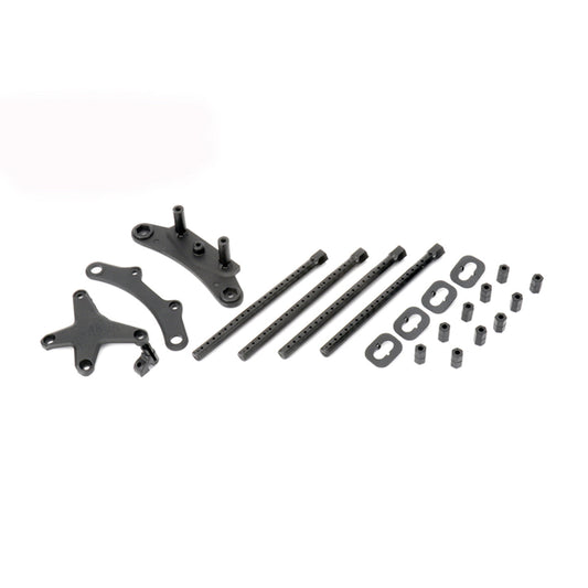 Louise R/C Front Bumper Holder Set, for T410 Drift & Rally NHA410