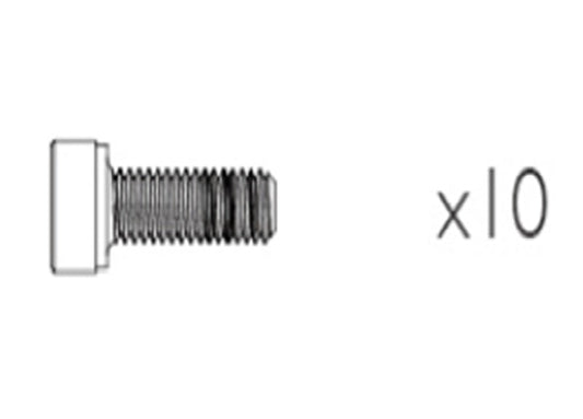 Louise R/C Cap Head Screw M3x12 (10pcs), for LDX Drift, LRX Rally, LTX NHA428
