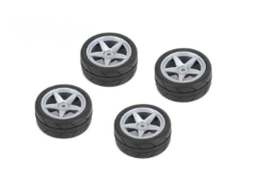 Louise R/C 1/10 Tires 5 Spoke Wheel Gray (26mm), Fits LDX Drift, LRX NHA478