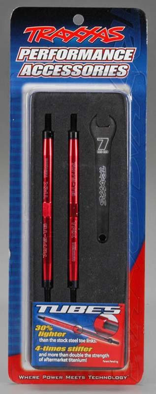 Traxxas 5141R Lightweight Aluminum Turnbuckle Red T-Maxx E-Maxx (2)