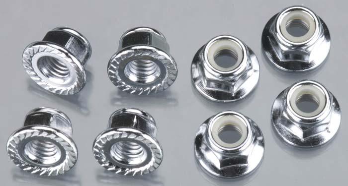 Traxxas 5147X Steel Nuts (8) 5mm 1/10 E-Maxx T-Maxx Summit S-Maxx Desert Racer