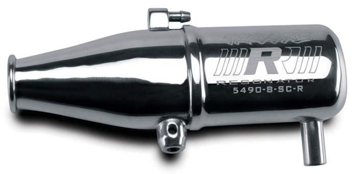 Traxxas 5490 Resonator Single Chamber Tuned Pipe Revo Slayer