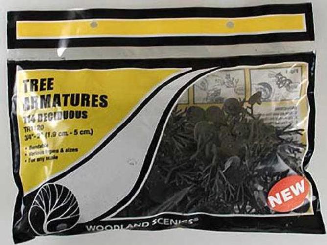 Woodland Scenics TR1120 N/HO Tree Armatures 3/4-2" (114) Train Scenery