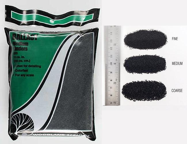 Woodland Scenics B83 Ballast Medium Cinder Bag