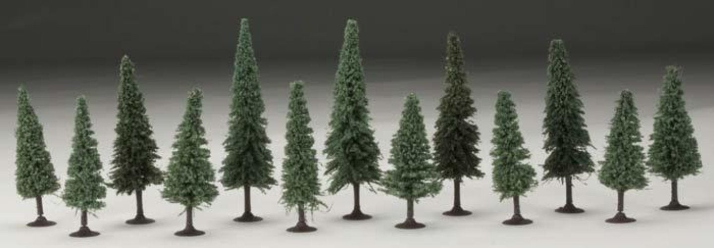 Woodland Scenics TR1586 N/HO Evergreen 4-6" (13) Train Scenery