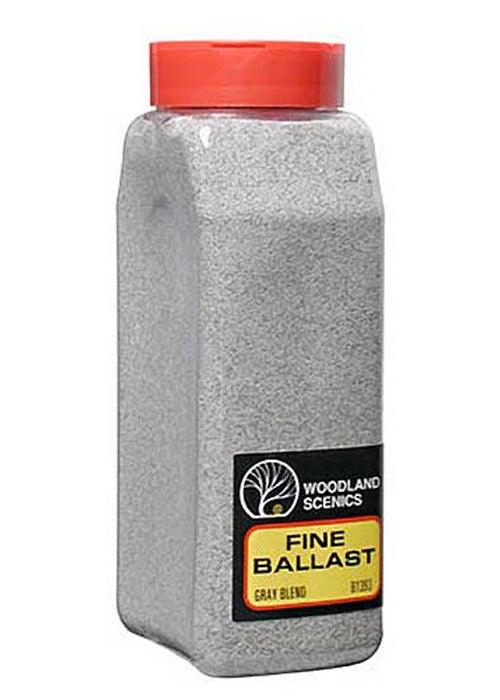 Woodland Scenics B1393  Ballast Fine Gray Blend 32oz