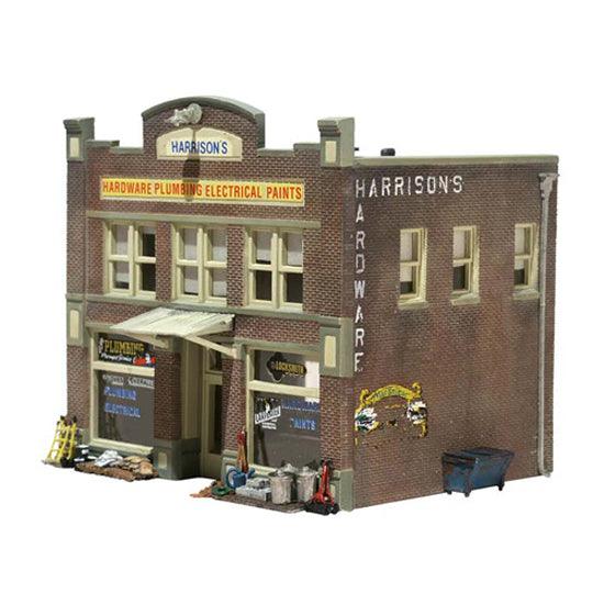 Woodland Scenics BR4921 N Harrison's Hardware Structure  Built-&-Ready