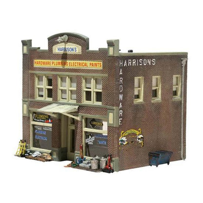 Woodland Scenics BR4921 N Harrison's Hardware Structure  Built-&-Ready