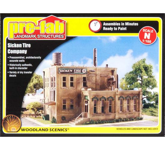 Woodland Scenics PF5204 N Sicken Tire Company Structure Kit