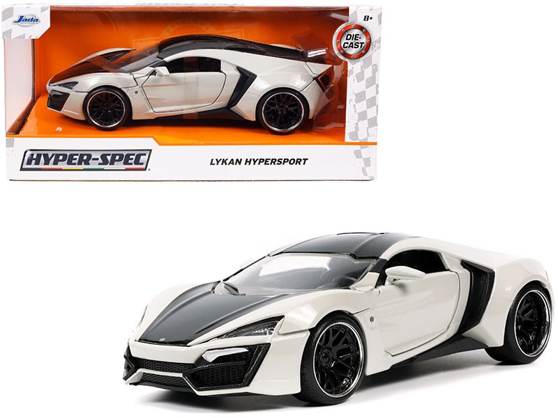 Lykan Hypersport Gray and Black "Hyper-Spec" Series 1/24 Diecast Model Car by Jada  free shipping USA