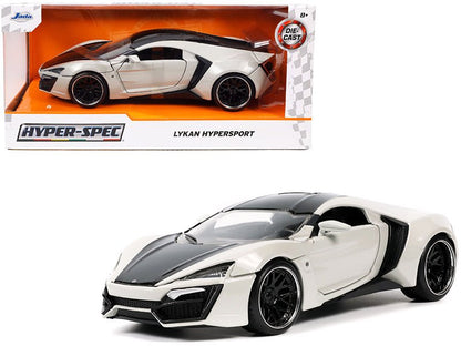 Lykan Hypersport Gray and Black "Hyper-Spec" Series 1/24 Diecast Model Car by Jada  free shipping USA