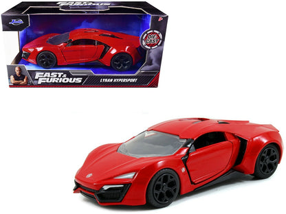 Lykan Hypersport Red "Fast & Furious 7" (2015) Movie 1/32 Diecast Model Car by Jada  free shipping USA